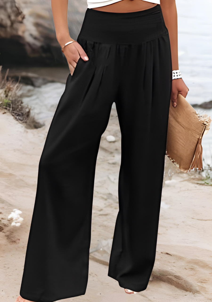 Calça de Perna Larga "Lison"