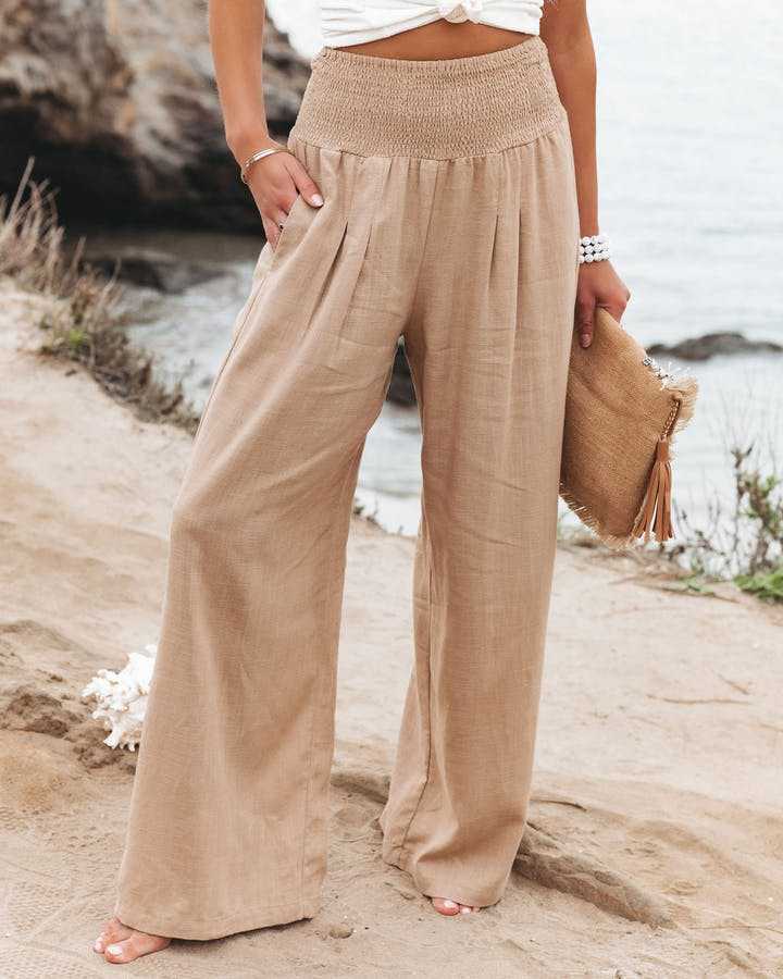 Calça de Perna Larga "Lison"
