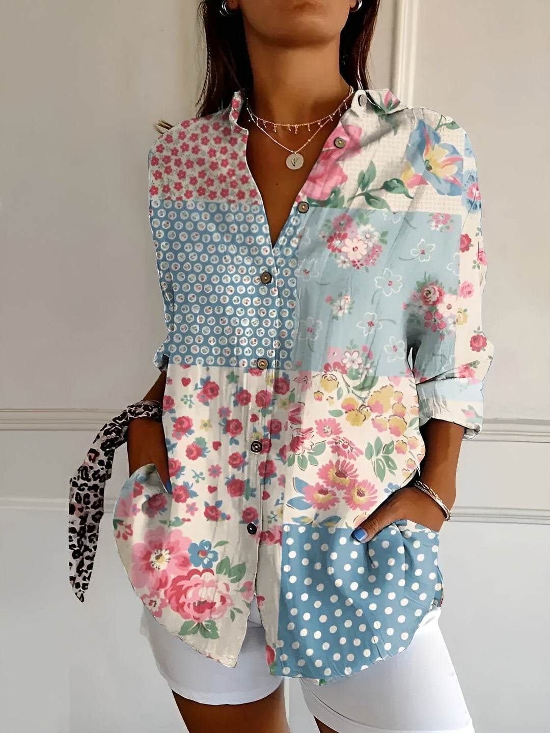 Blusa com Botões "Aïda"